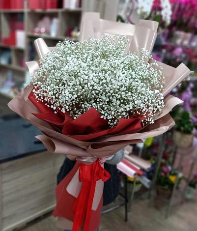 Букет цветов из: Гипсофила в Большой Луг